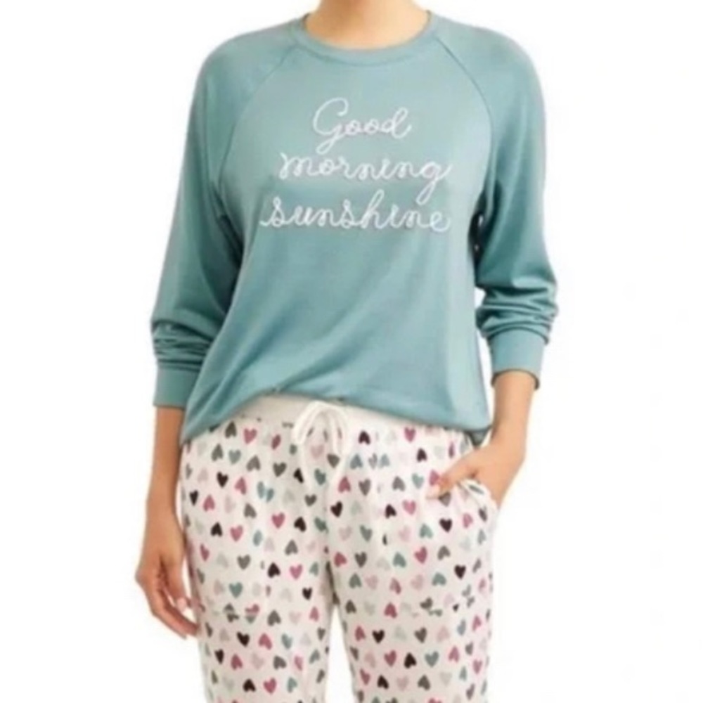 Secret Treasures Good Morning Sunshine Lightweight Long-Sleeve Pajama PJ Top